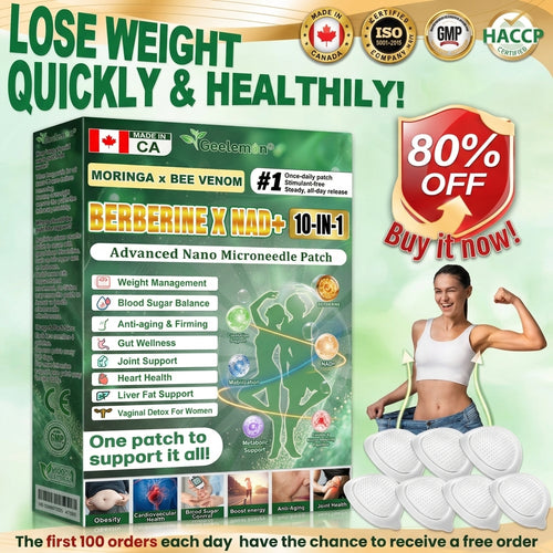 🇨🇦 𝑶𝒇𝒇𝒊𝒄𝒊𝒂𝒍 𝑺𝒕𝒐𝒓𝒆 | 🏆🏆 𝐆𝐞𝐞𝐋𝐞𝐦𝐨𝐧® Moringa · Berberine × NAD+ 𝟏𝟎-𝐢𝐧-𝟏 𝐀𝐝𝐯𝐚𝐧𝐜𝐞𝐝 𝐍𝐚𝐧𝐨 𝐌𝐢𝐜𝐫𝐨𝐧𝐞𝐞𝐝𝐥𝐞 𝐏𝐚𝐭𝐜𝐡 — 𝐎𝐧𝐜𝐞 𝐃𝐚𝐢𝐥𝐲, 𝐕𝐢𝐬𝐢𝐛𝐥𝐞 𝐑𝐞𝐬𝐮𝐥𝐭𝐬 𝐢𝐧 𝟕 𝐃𝐚𝐲𝐬