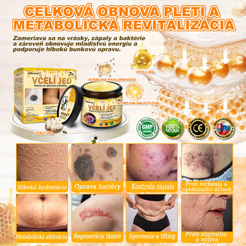 ✨APKAPK® Včelí jed regeneračný krém na pokožku 🔥 Vyvinuté na Slovensku, vyrobené a dodávané zo Slovenska